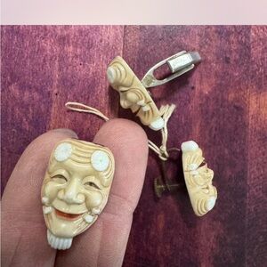 Vintage Mask cufflinks Set
